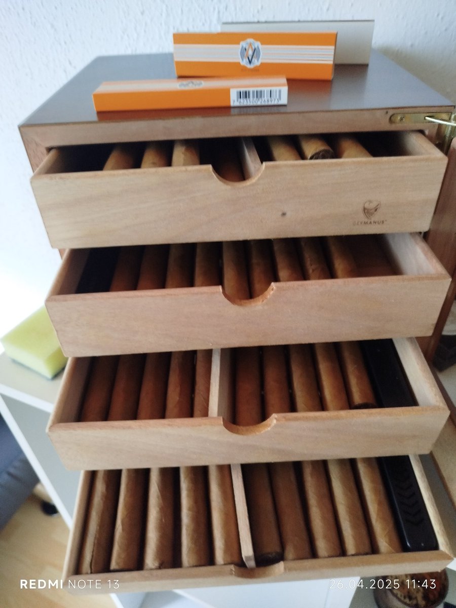 Meinen Humidor aufgefüllt 😉