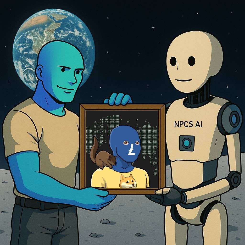Here I share with you the 3 projects I am mostly invested in and it's not even close:

$NPCS
NON-PLAYABLE COIN on SOL. 
This Memecoin isn't just any meme.
It has lasted longer than 99% of memes closing in on 1 year since release. Next month, their biggest announcement yet brings