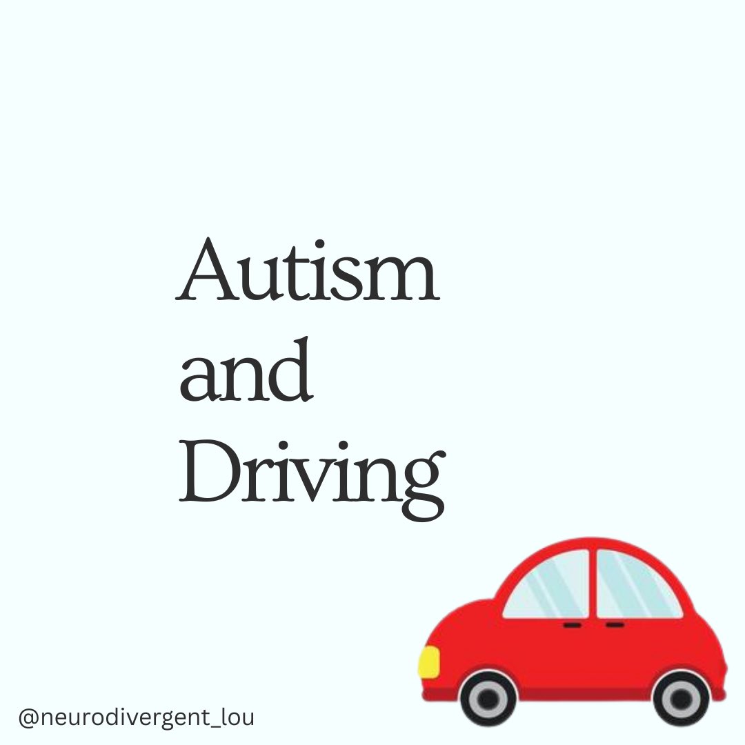 Autism and Driving 🚗

#Autism #ActuallyAutistic #AutismAwareness #Neurodivergent #Neurodiversity #Disability #Disabled #DEI
