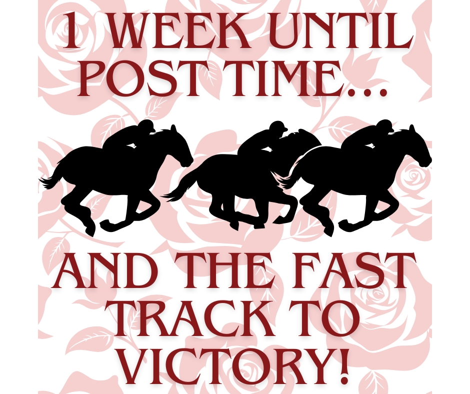 🐎Only 1 week until Post; condition: fast track
Will YOU be there to see who takes the crown?!?

Early tickets for $45 then $50 at the door.
Check-in starts at 1:30pm on Saturday 5/3 THE ICEHOUSE
pages.lls.org/voy/chi/chicag…

Let's help fund a cure #LLS #talkderbytome #fundraising