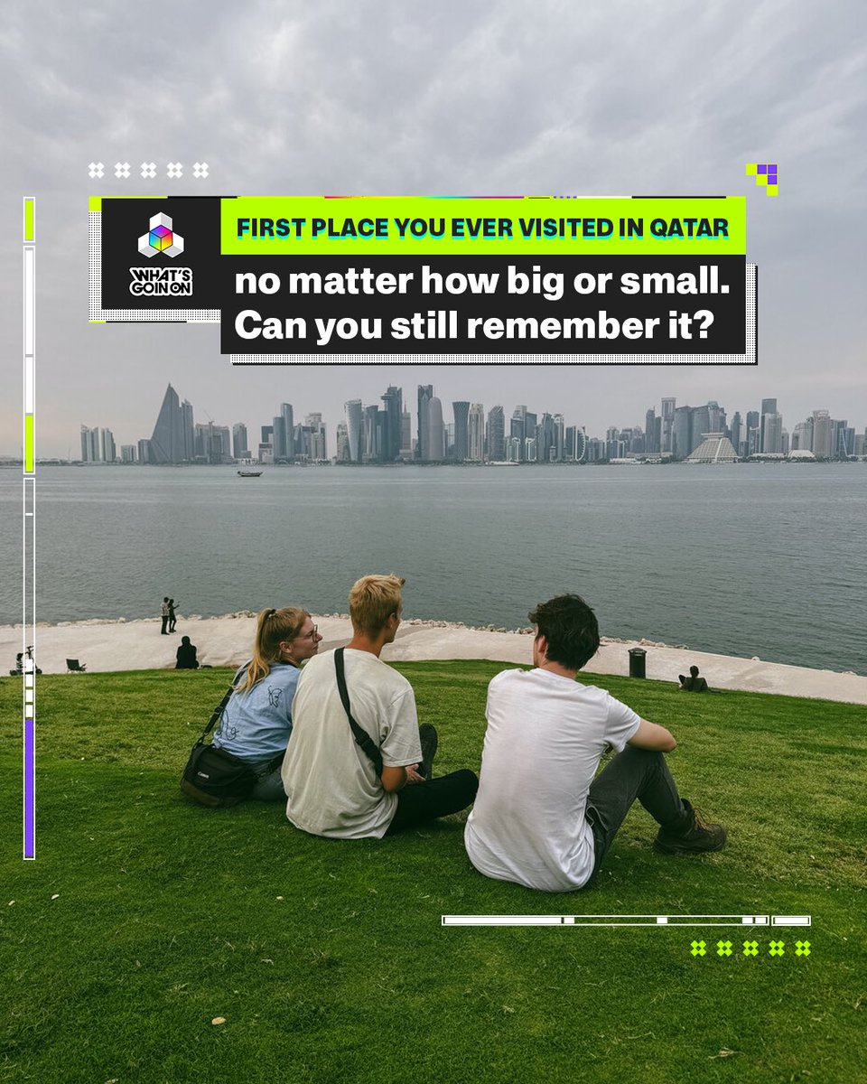 wgoqatar's tweet image. First place you ever visited in Qatar — big landmark or hidden gem — do you still remember it?
Tell us below!
✨ #FirstMemories #QatarVibes

أول مكان زرتَه في قطر — كان معلم معروف أو زاوية مخفية — لسه تتذكره؟
شاركنا قصتك!

#Qatar #Doha #WGOQ #WGO #WGOQatar #قطر #الدوحة