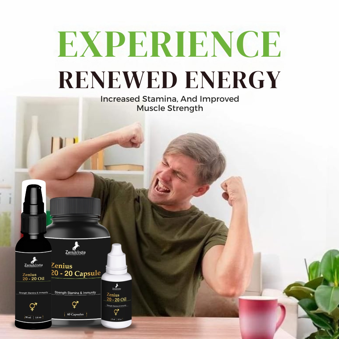 ZeniusIndia's tweet photo. 💪 Zenius 20-20 Range! 💥
✨ Boost your energy
✨ Improve muscle strength
✨ Power up your day with confidence!

Your journey to unstoppable strength starts here! 🌟

Feel the herbal difference in your mind and body.
🌐 Order now at https://t.co/9r7kM1doIt https://t.co/alkcmaZbOb