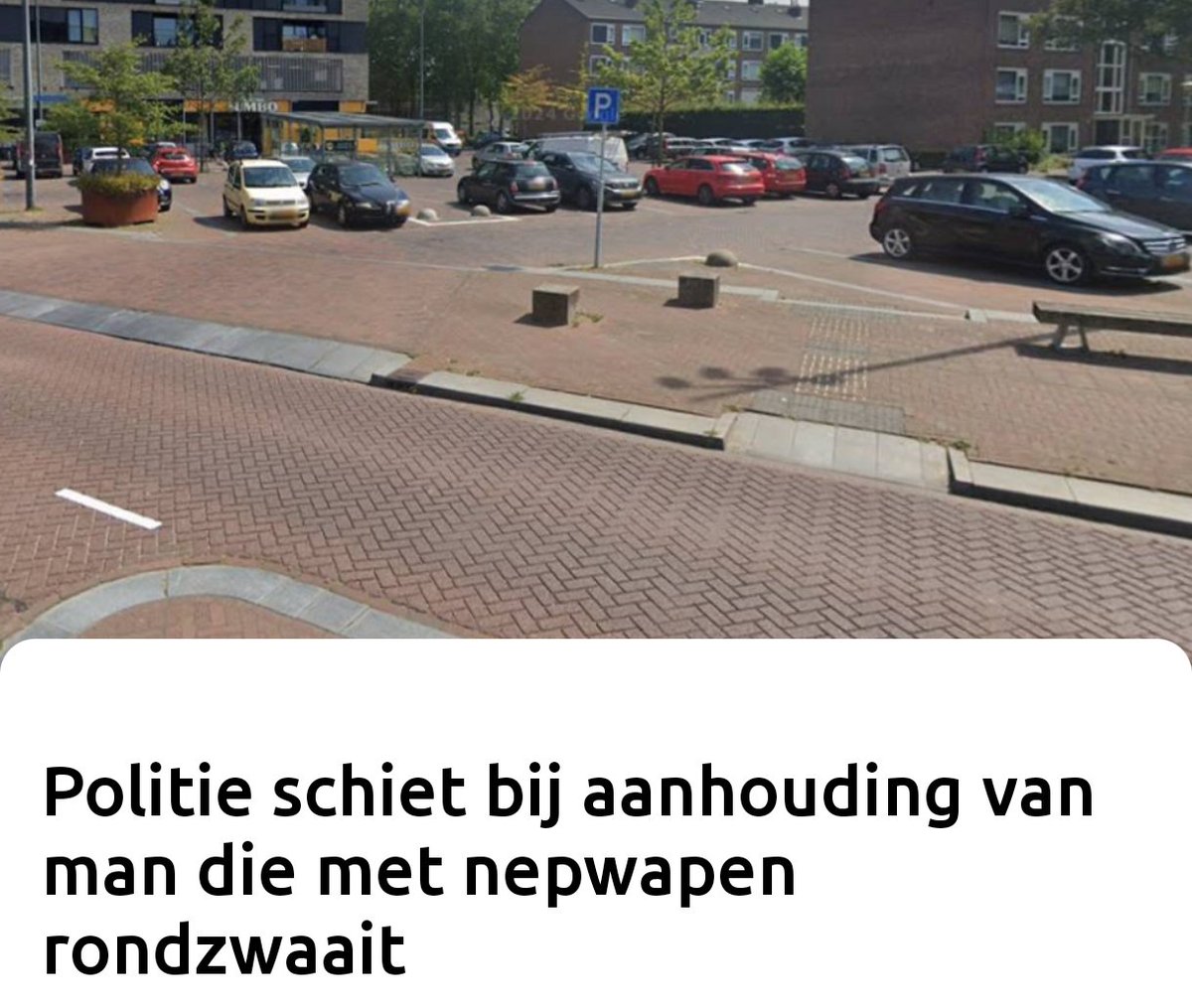 Politie schiet bij aanhouding van man met nepwapen