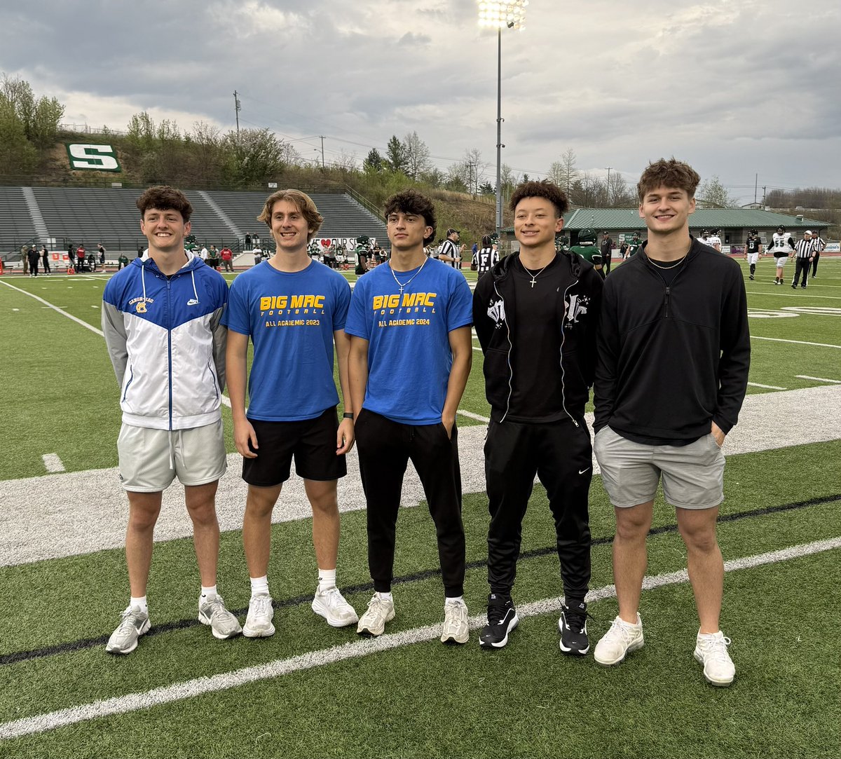 Ethan Campoli (@ethan_campoli) on Twitter photo My teammates and I had a great time at <a href="/SRURockFB/">Slippery Rock Football</a> spring game last night. Thank you <a href="/lutzsru/">Shawn Lutz</a> and <a href="/coach_marella/">Joe Marella</a> for the invite!! <a href="/BigMacsFootball/">CANON-MCMILLAN FOOTBALL</a> <a href="/The_Sports_Muse/">Coach Brumley</a> <a href="/CMFAA10/">Canon-McMillan Football Alumni Association</a> My teammates and I had a great time at <a href="/SRURockFB/">Slippery Rock Football</a> spring game last night. Thank you <a href="/lutzsru/">Shawn Lutz</a> and <a href="/coach_marella/">Joe Marella</a> for the invite!! <a href="/BigMacsFootball/">CANON-MCMILLAN FOOTBALL</a> <a href="/The_Sports_Muse/">Coach Brumley</a> <a href="/CMFAA10/">Canon-McMillan Football Alumni Association</a>