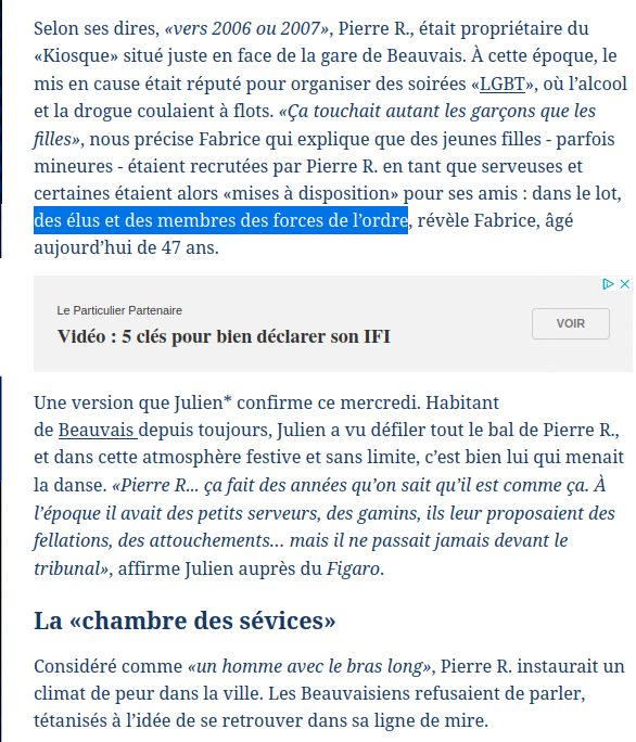 Casimir_Noir's tweet photo. Affaire Pédo de #Beauvais
On est guère étonné d'apprendre dans les témoignages retranscrits dans l'article du Figaro que des politicards, flics (et juges) locaux étaient aussi dans la boucle des soirées «LGBT» de #PierreRobert.
Quelle indignité !
https://t.co/QEQyb9GoWS https://t.co/32gOioxwh9