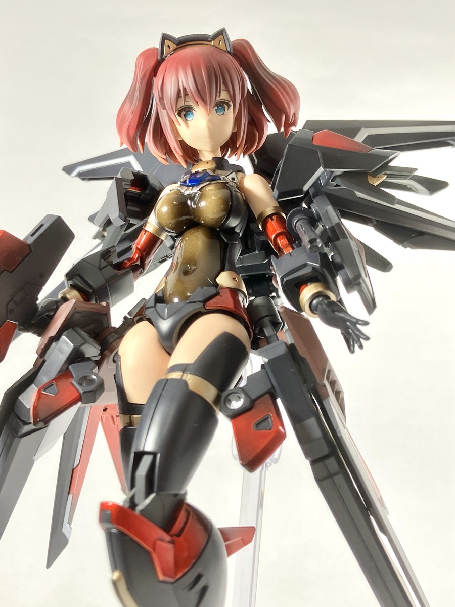 ax_onaganeko's tweet image. #MS少女
#春のMS少女自慢
私はモチーフ崩してるのばっかりよw

《カディナ》

闇堕ちライフリチックなツーサイドアップ娘