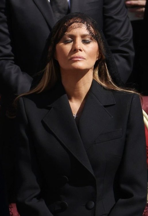 Incredible photo of our Catholic First Lady at the Vatican 🙏 ✝️