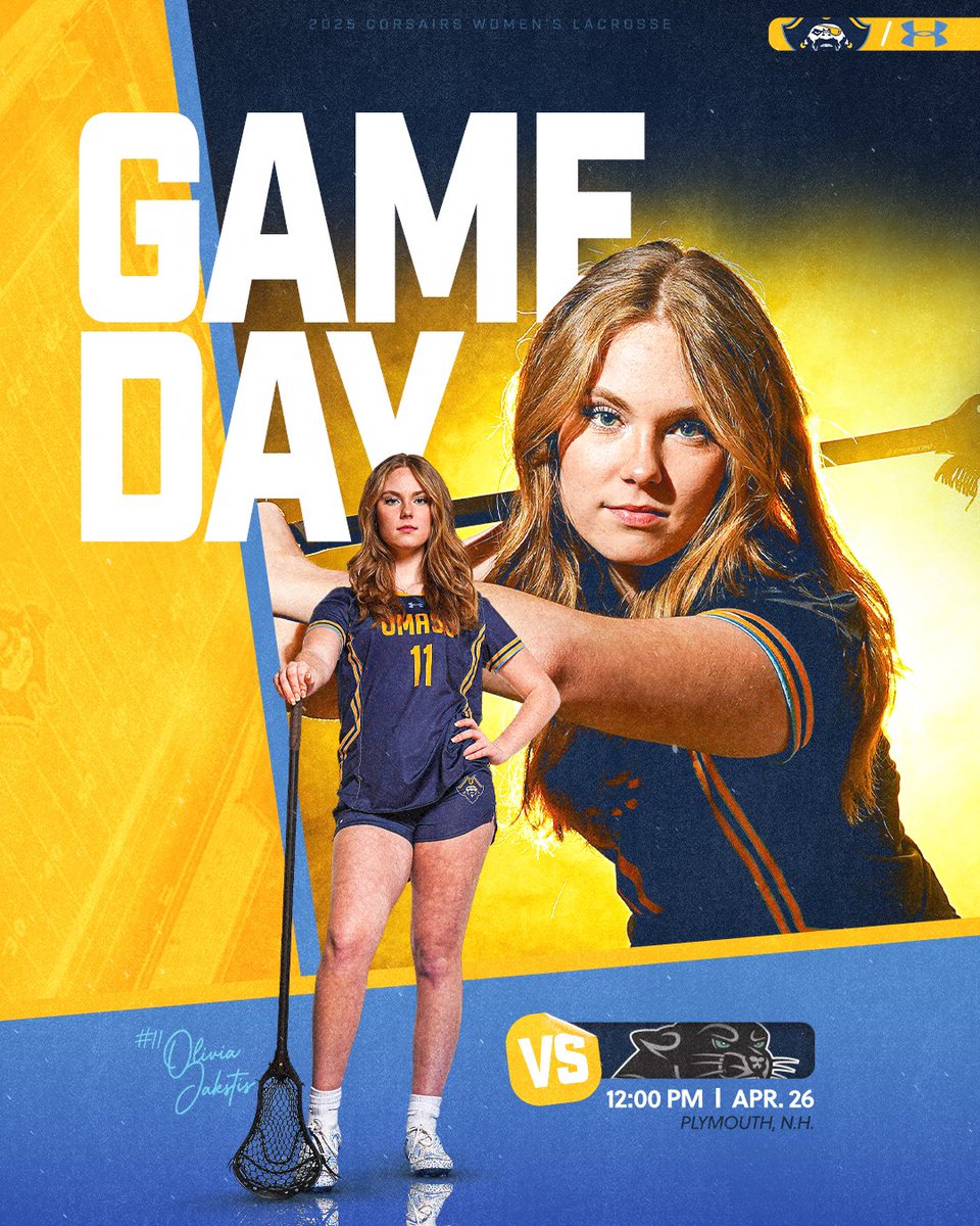 Regular Season Finale at Plymouth!

🆚Plymouth State
⏰12:00 PM
📺 littleeast.tv/plymouth/
📍Plymouth, N.H.
🏟️Panther Field 

#RollSairs🏴‍☠️