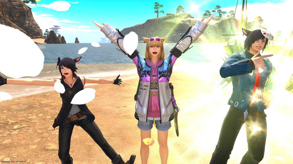 r_quarter_'s tweet photo. クオチカさんとアメノミハシラ挑戦させてもらいました！取り敢えず60階まで進めましたけど、不意に謎の範囲攻撃飛んできてビビったり、永遠に途切れない巡回の行列に笑ったり、とにかくめちゃ楽しく攻略できました！次回もがんばるぞー！ https://t.co/YY4iJMsCZs