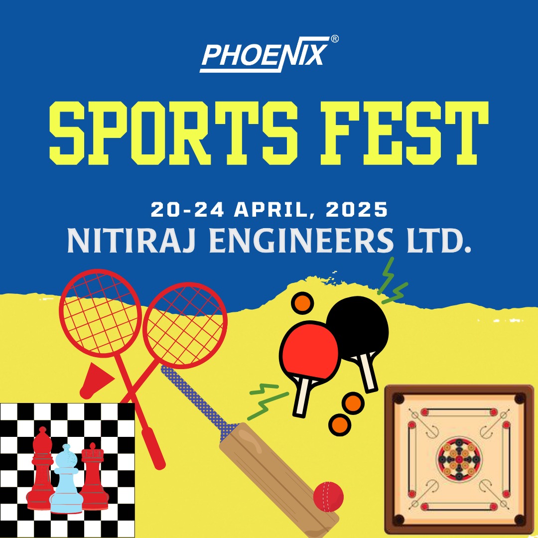 Phoenix_Nitiraj's tweet image. Sports Fest organized in our company on the occasion of 36th Foundation Day!

#NitirajEngineers #Phoenix #FoundationDay