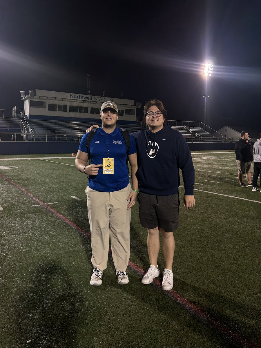 Baptiste Audouin (@audouin_ba) on Twitter photo Thank you to <a href="/coachgarretlynn/">Coach Garret Lynn</a> and <a href="/CoachKue/">Nate Kue🎱</a> for an incredible Junior Day experience yesterday.
I am grateful for the opportunity to visit campus, meet the coaches, and learn more about <a href="/PaceUFootball/">PaceUFootball</a> program.
Looking forward to coming back soon!
<a href="/ChamplainCavsFB/">Cavaliers Football</a> <a href="/mayne_91/">shawn</a> Thank you to <a href="/coachgarretlynn/">Coach Garret Lynn</a> and <a href="/CoachKue/">Nate Kue🎱</a> for an incredible Junior Day experience yesterday.
I am grateful for the opportunity to visit campus, meet the coaches, and learn more about <a href="/PaceUFootball/">PaceUFootball</a> program.
Looking forward to coming back soon!
<a href="/ChamplainCavsFB/">Cavaliers Football</a> <a href="/mayne_91/">shawn</a>