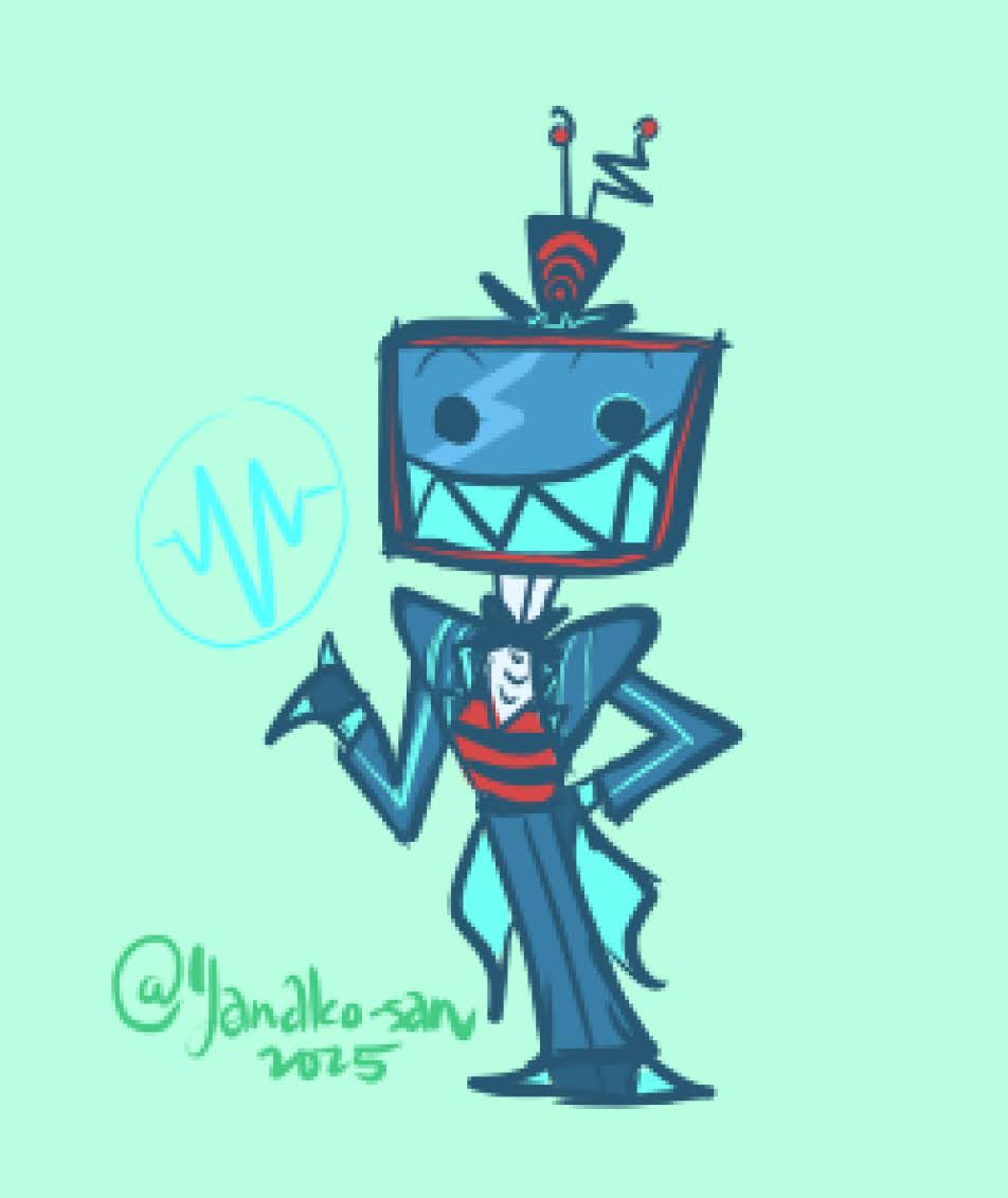 Yanako_Zan's tweet photo. Oh I accidentally made a cute doodle of #Vox https://t.co/kGL3EpXFaq
