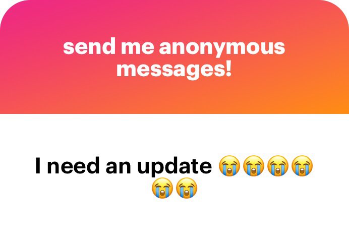 update on what 👀