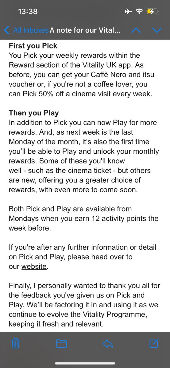 Might be the worst “Sorry, we’ve messed up” email I’ve ever seen. It’s okay to get things wrong <a href="/Vitality_UK/">Vitality UK</a>, but be a bit more upfront about it when it happens.