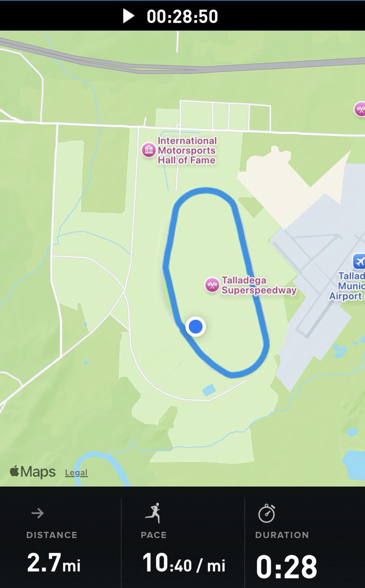 Buenos dias 🤠🏃🏽‍♂️ <a href="/TALLADEGA/">Talladega Superspeedway</a>