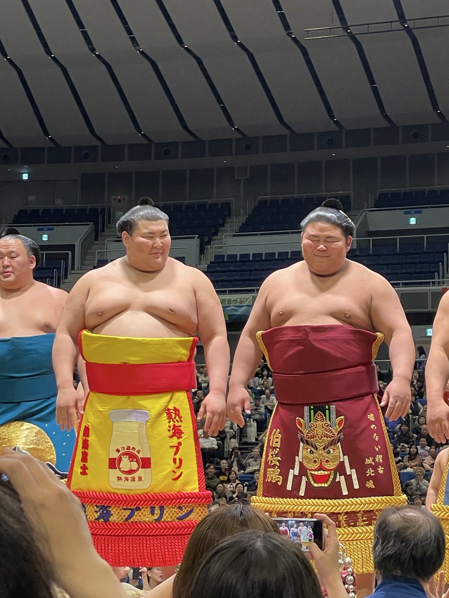 かわいい✖️2 #熱海富士 #伯桜鵬 #横浜アリーナ場所