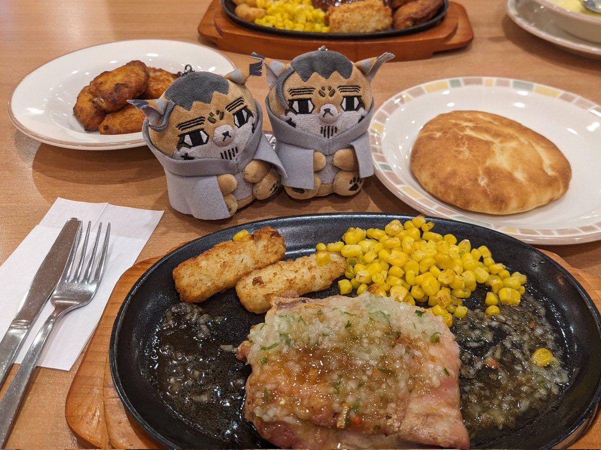 白米ちゃんと豪遊してた