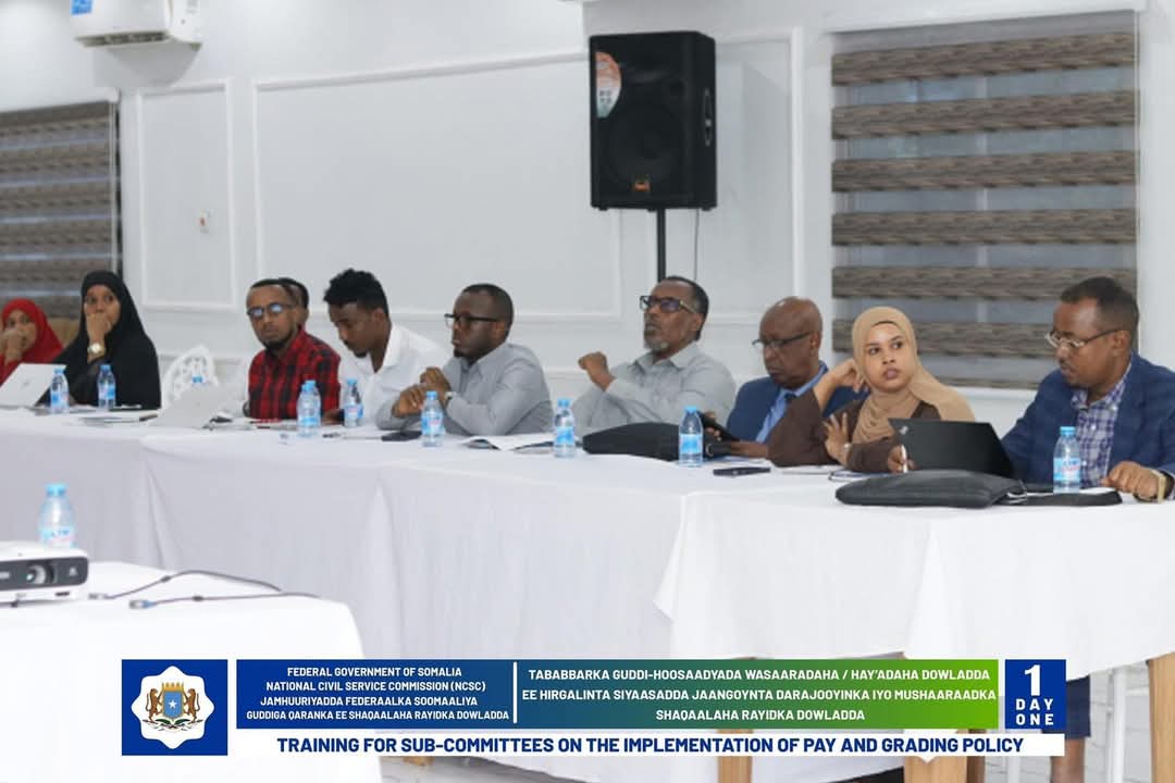SERP Project Somalia (@serp_somalia) on Twitter photo A 5-day training for FGS Ministries & Agencies sub-committees on the implemention of the Civil Service Pay & Grading Policy, supported by the <a href="/SERP_Somalia/">SERP Project Somalia</a>,kicks off today in Mogadishu.The training covers policy overview,job descriptions,job evaluation,&organizational structures. A 5-day training for FGS Ministries & Agencies sub-committees on the implemention of the Civil Service Pay & Grading Policy, supported by the <a href="/SERP_Somalia/">SERP Project Somalia</a>,kicks off today in Mogadishu.The training covers policy overview,job descriptions,job evaluation,&organizational structures.