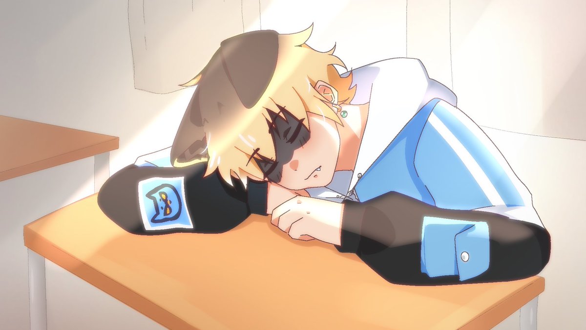 I forgot to post this masterpiece! lil raccoon taking a nap. . . 

🎨 - <a href="/mokuVT/">moku 👔 COMMS CLOSED</a> 

#Vtuber #art #raccoon