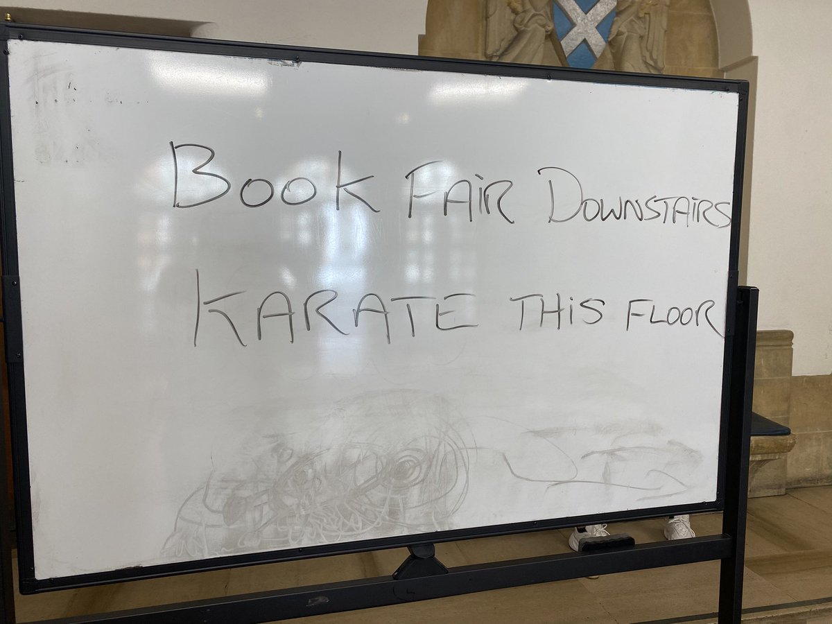 Hey poets! 👋 If you’re coming to Free Verse we’re downstairs! Don’t get caught up in a karate situation by mistake…