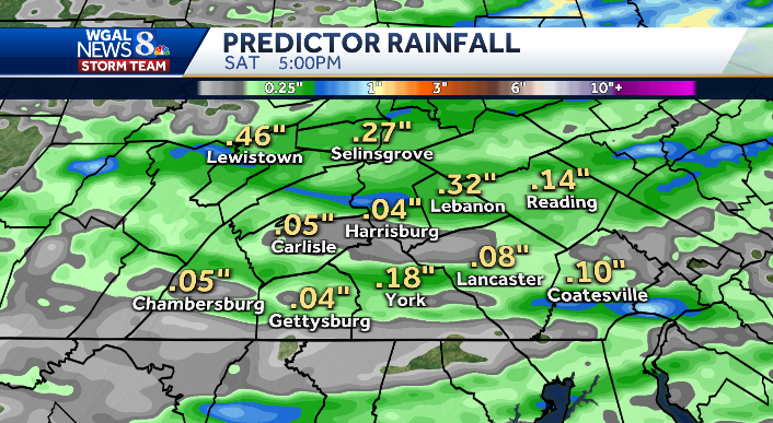 MaryEllenPannWx's tweet image. 🌧 RAIN AMOUNTS SO FAR
Much needed rain fell across the Valley.  Light scattered showers continue to fall.  We could pick up less than a tenth of an inch for most of the area with isolated higher amounts closer to two tenths.   #PAwx #rain #neededrain #saturday #weather
