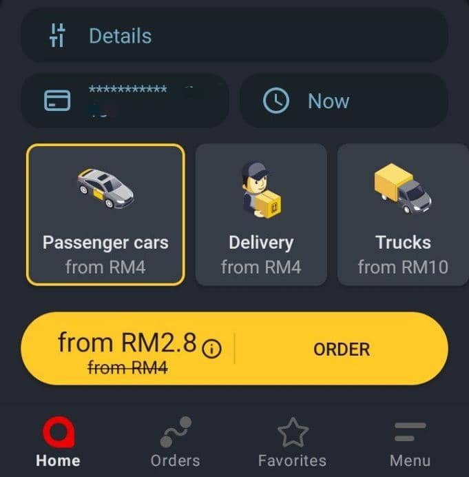 zalyazahari's tweet photo. Haritu saja cuba download apps E-hailing ni sebab ramai suggest cakap murah. And look what i got! Patut la ramai tak nak beli kereta lagi prefer naik E-hailing pergi kerja 😦 https://t.co/V6epFoijey