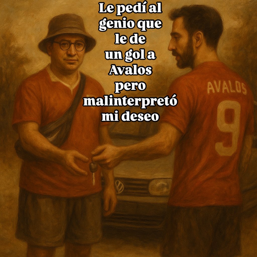 El genio entendió mal mi deseo 
#independiente #todorojo #memesIA #futbol