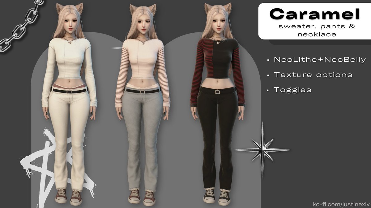 Hello hi there is new outfit! 🖤
For Neolithe + Neobelly
★Public release: 26.june.2025
#jmods