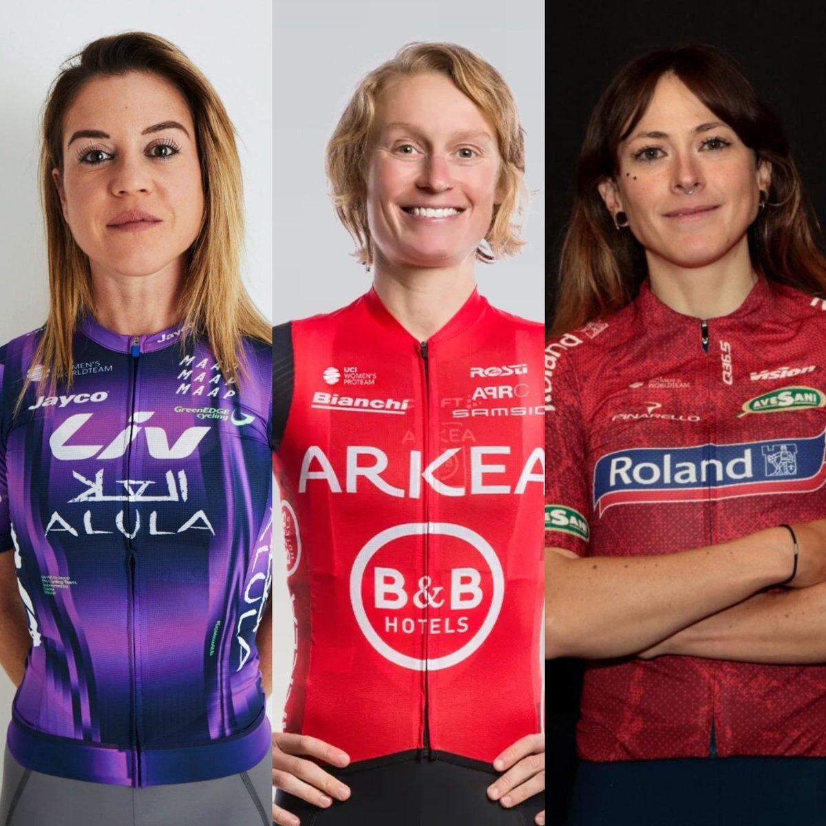 women_cpa's tweet photo. Anna #Trevisi, Lotte #Claes and Morgane #Coston are the #CpaWomen riders representative at #LiegeBastogneLiege Féminine, designated in case of application of the #Safety and #ExtremeWeatherProtocol during the race 🚴🏽♀️ #Cpa #Cycling #WomenCycling #UCIWWT #SafetyFirst #LBL #LBLwomen https://t.co/aiLI6mqcdG