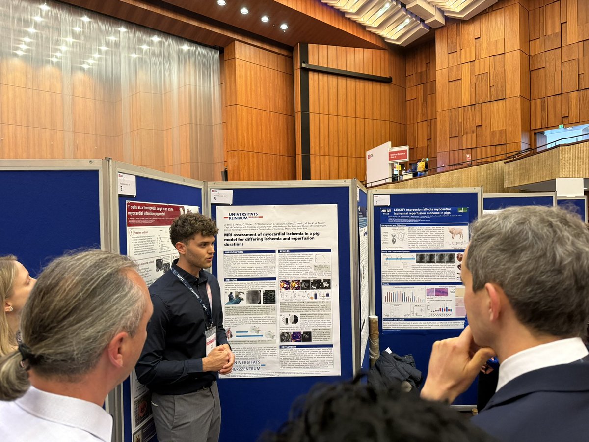 Alexander Maier (@alexm_official) on Twitter photo great poster presentation by David talking about MRI of differing ischemia and reperfusion times in pigs #dgk2025jt great poster presentation by David talking about MRI of differing ischemia and reperfusion times in pigs #dgk2025jt