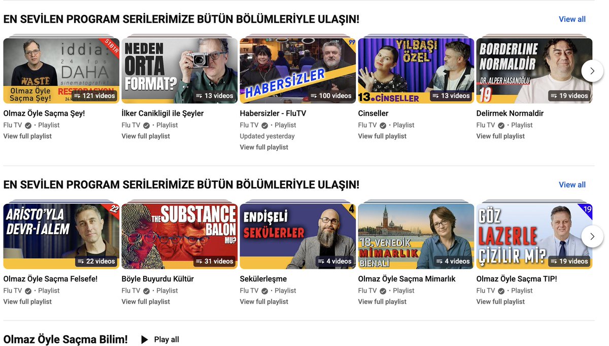 İlker Canikligil'in YouTube'a getirdiği dinamizm, bin yetim okutmakla denk sevaba sahip bence.