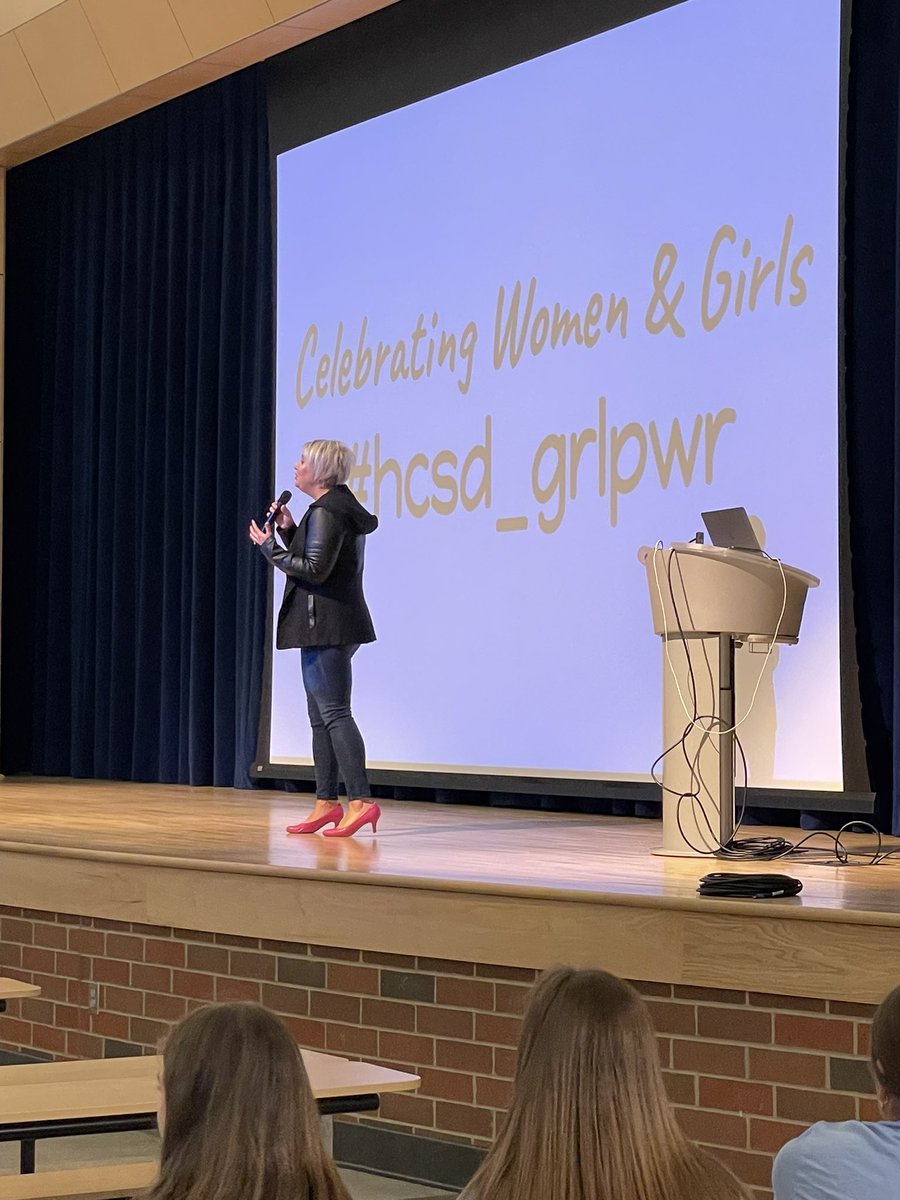 Kind &amp; Confident! Thank you Dr Lisa Hinkelman, founder of <a href="/BeingAGirlROX/">Ruling Our eXperiences, Inc. (ROX)</a>  for reminding us that we can be both! <a href="/HilliardSchools/">Hilliard Schools</a> #hcsd_grlpwr