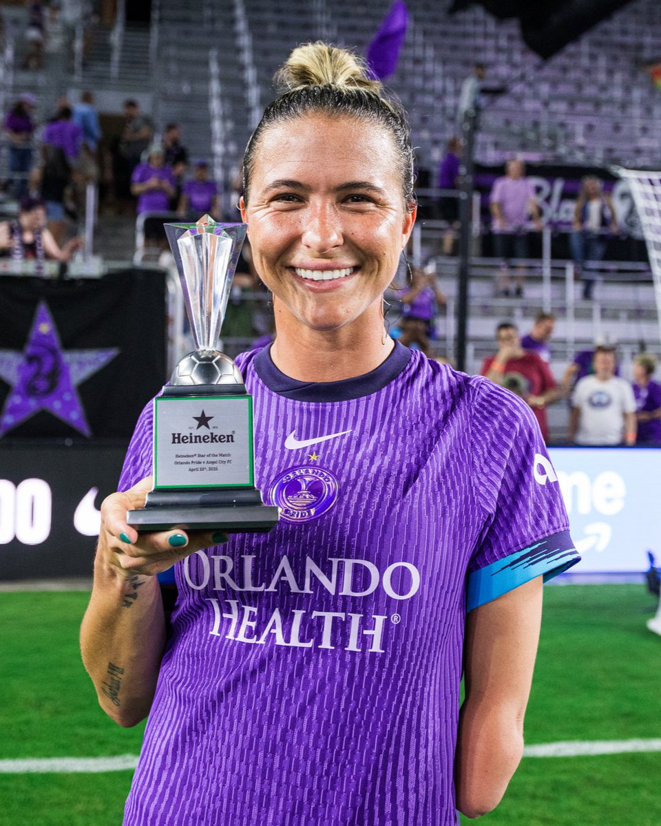 Orlando Pride (@orlpride) on Twitter photo the gamechanger <a href="/Cars_Pickett16/">Carson Pickett</a> earns her first <a href="/Heineken_US/">Heineken US</a> star of the match of '25 ✨ the gamechanger <a href="/Cars_Pickett16/">Carson Pickett</a> earns her first <a href="/Heineken_US/">Heineken US</a> star of the match of '25 ✨