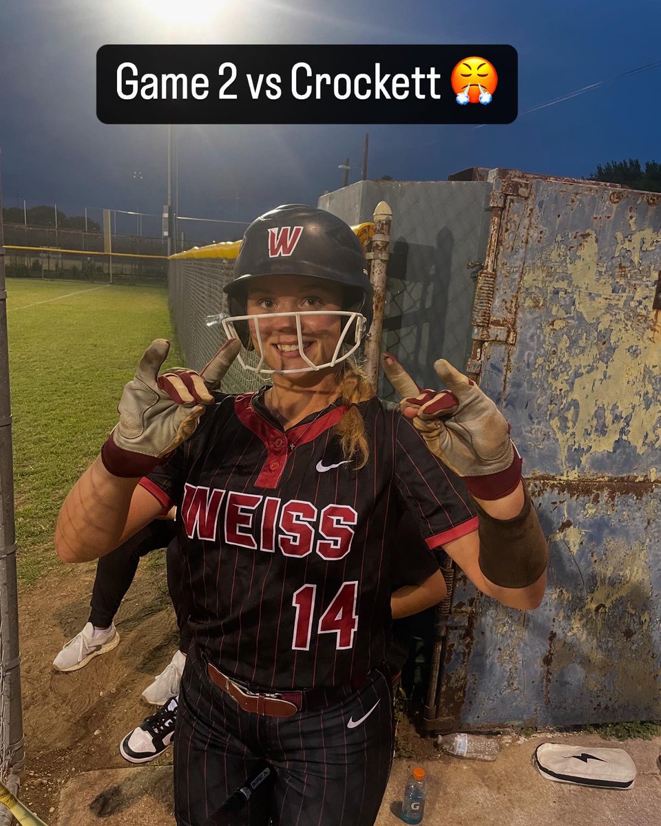 Weiss Volleyball (@weissvolleyball) on Twitter photo Congrats <a href="/WeissSoftball/">Weiss Softball</a> on earning an Bi-District Championship‼️ 😤 Let’s add an AREA one‼️🐺🥎💪 Proud of our players & coaches 💯 Score➡️Weiss 30, Crockett 0 <a href="/PfISDAthletics/">PfISD Athletics</a> <a href="/Weiss_ABC/">WeissAthleticBooster</a> <a href="/var_austin/">VAR</a> <a href="/varsity_news/">Varsity News</a> <a href="/VypeATX/">VYPE Austin</a> <a href="/ASJSportsATX/">Austin Sports Journal</a> <a href="/KMACChuck/">KMACChuck</a> <a href="/StatesmanSport/">Statesman Sports</a> #FAMILY Congrats <a href="/WeissSoftball/">Weiss Softball</a> on earning an Bi-District Championship‼️ 😤 Let’s add an AREA one‼️🐺🥎💪 Proud of our players & coaches 💯 Score➡️Weiss 30, Crockett 0 <a href="/PfISDAthletics/">PfISD Athletics</a> <a href="/Weiss_ABC/">WeissAthleticBooster</a> <a href="/var_austin/">VAR</a> <a href="/varsity_news/">Varsity News</a> <a href="/VypeATX/">VYPE Austin</a> <a href="/ASJSportsATX/">Austin Sports Journal</a> <a href="/KMACChuck/">KMACChuck</a> <a href="/StatesmanSport/">Statesman Sports</a> #FAMILY
