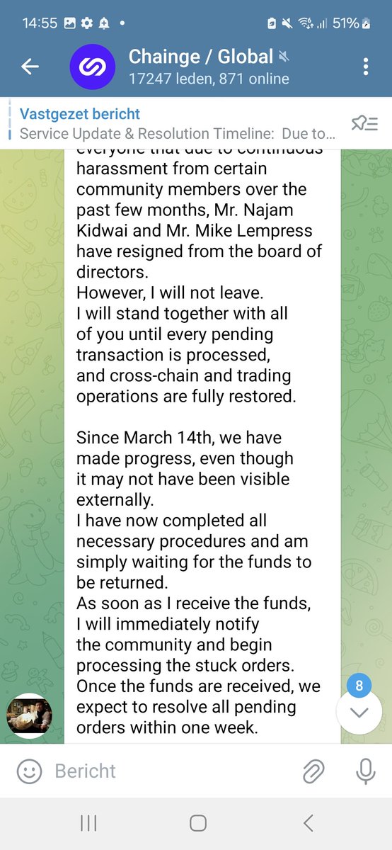 Luuc πͺ’ (@lucas_gool) on Twitter photo Some news from <a href="/djqianfusion/">DJ Qian πͺ’</a>
regarding the current situation of <a href="/FinanceChainge/">Chainge πͺ’</a> π
$XCHNG Some news from <a href="/djqianfusion/">DJ Qian πͺ’</a>
regarding the current situation of <a href="/FinanceChainge/">Chainge πͺ’</a> π
$XCHNG