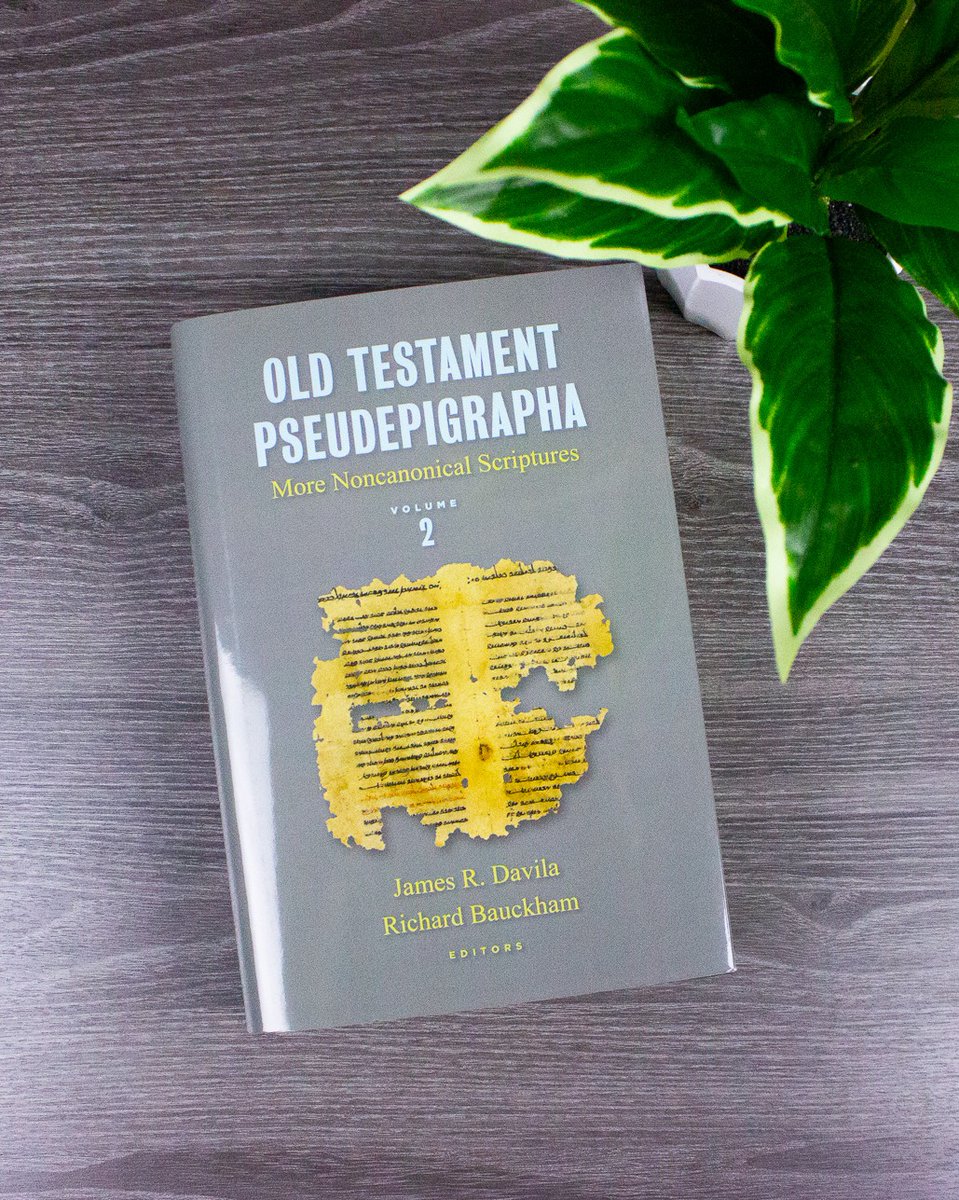 eerdmansbooks's tweet photo. Available now! 🎉 This is the second volume in a series focusing on #OldTestament pseudepigrapha—ancient texts that are affiliated in some way with the Old Testament but are not included in any of the major biblical canons. https://t.co/j3QNMVQ1sP

#eerdmans #biblicalstudies https://t.co/b6ynxuJbTg