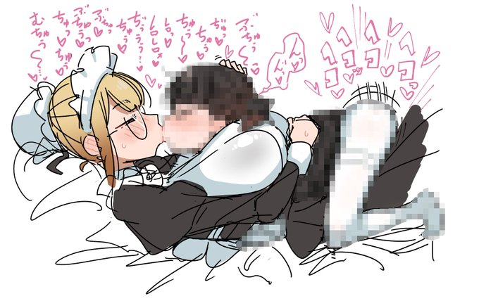 🔞試しにモザイクかけたけど絵面凄すぎる🔞 