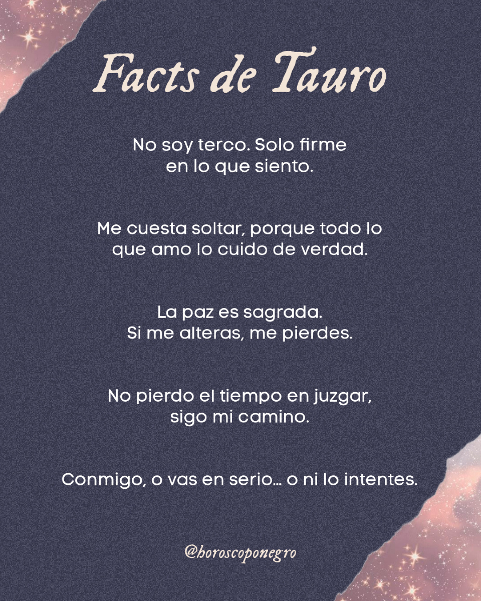 Tauro, comenta el sexto "fact" que faltaría en esta imagen 🔮