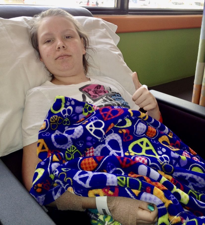When #BrainCancer takes away your ability to speak, you find different ways to communicate. Our Ashley gave us the 👍🏼 to let us know she was ok. Ashley stayed positive &amp; so incredibly strong throughout her battle. We’d be so grateful for a follow to keep our Ashley’s story alive.