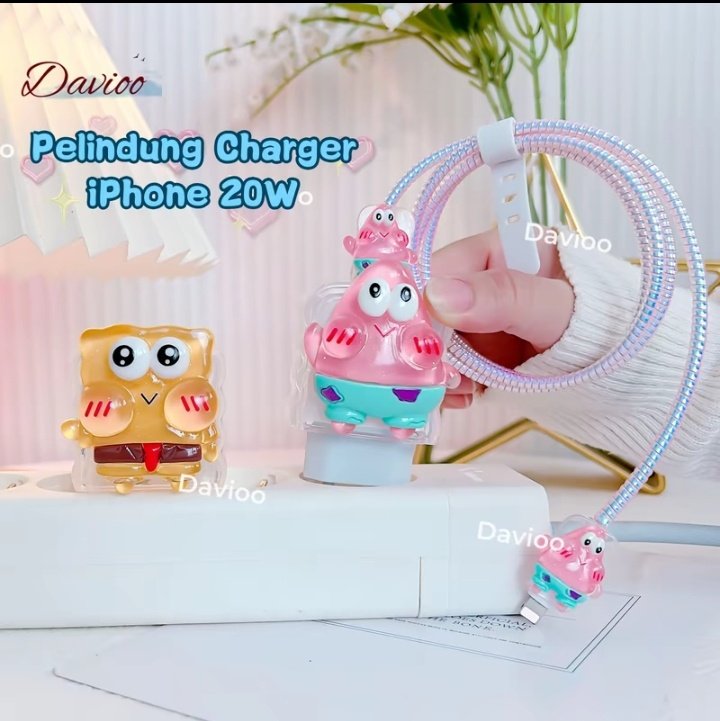 Ayoo para cewe kumpul sinii, pasti kalian suka kan sama pelindunh charger karakter yang lucu dan menggemaskan inii. Dan harganya juga sangatt murcee lohh gusyy!!

Belinya di link ini ya bestt👇👇
 vt.tokopedia.com/t/ZSrwnH1UY/