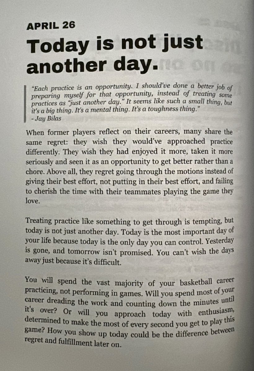 Hayley Hollis (@mshayhollis) on Twitter photo Today’s the Most Important Day of your life. <a href="/BallisPsych/">Ball is Psych</a>
Why? It’s the only one you can control.
Yesterday: Gone
Tomorrow: Not here yet Today’s the Most Important Day of your life. <a href="/BallisPsych/">Ball is Psych</a>
Why? It’s the only one you can control.
Yesterday: Gone
Tomorrow: Not here yet
