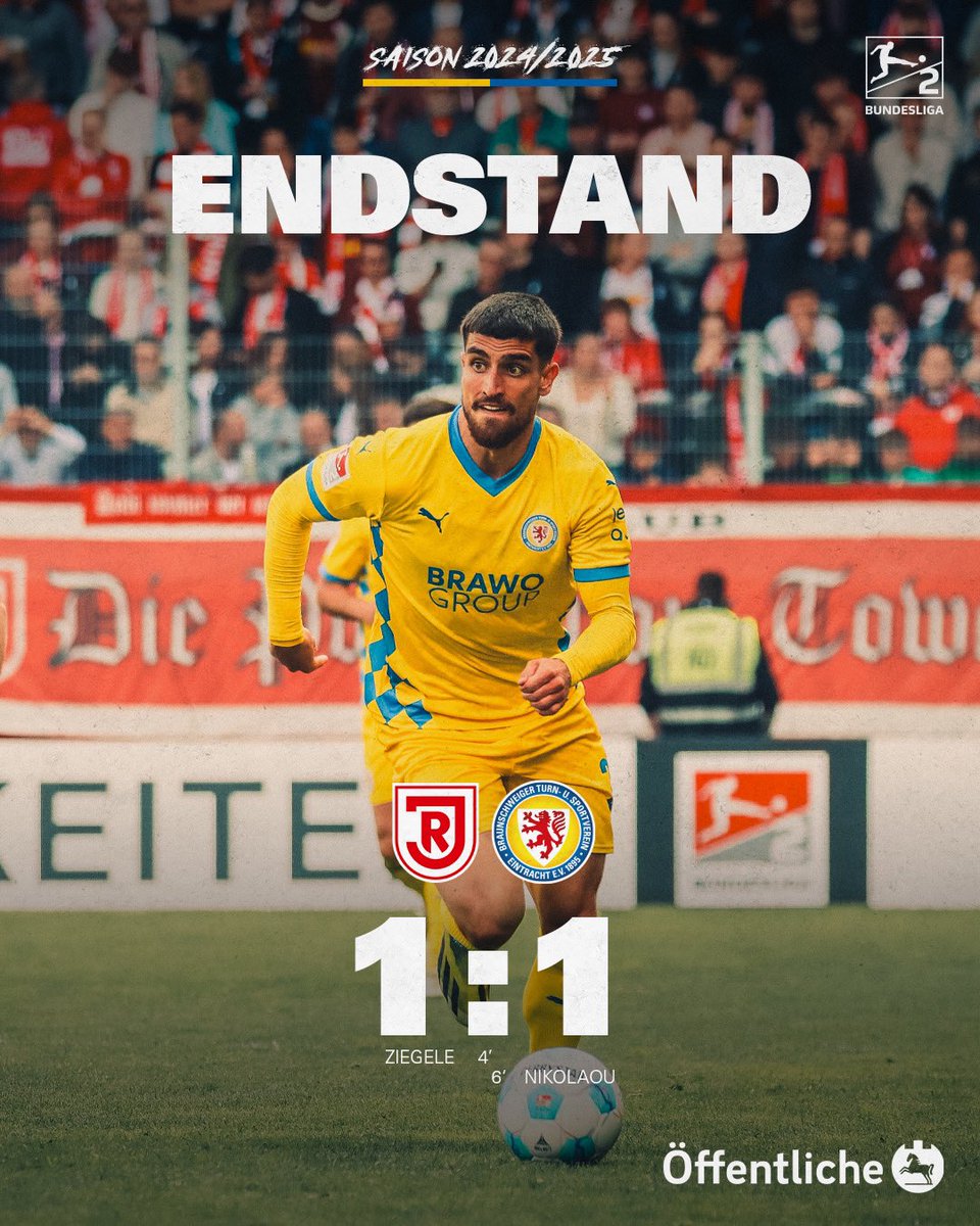EintrachtBSNews's tweet photo. Wir trennen uns vom SSV mit 1:1 und nehmen einen Punkt zurück mit nach Braunschweig!
#ssvebs https://t.co/znWJ630wXY