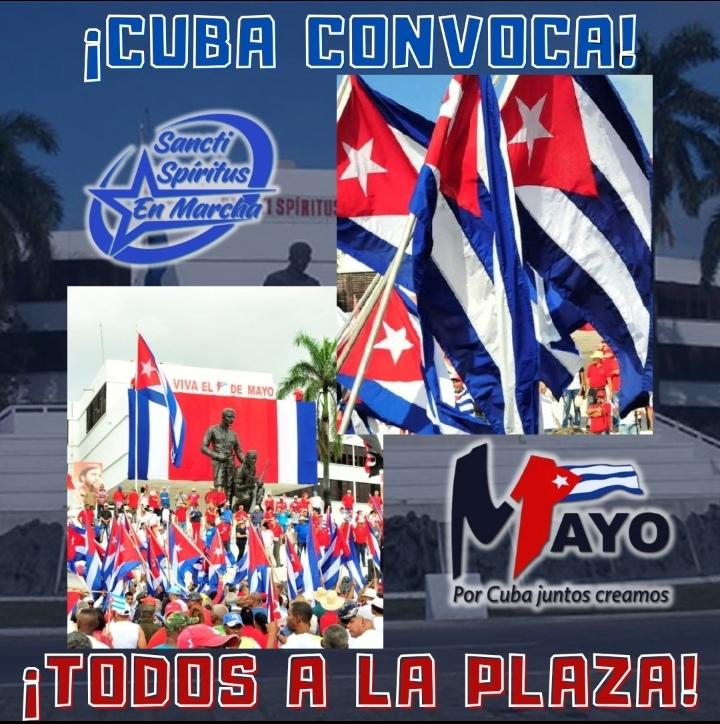 Listos para ser historia todos al 1ro de Mayo.
#PorCubaJuntosCreamos
#Cuba