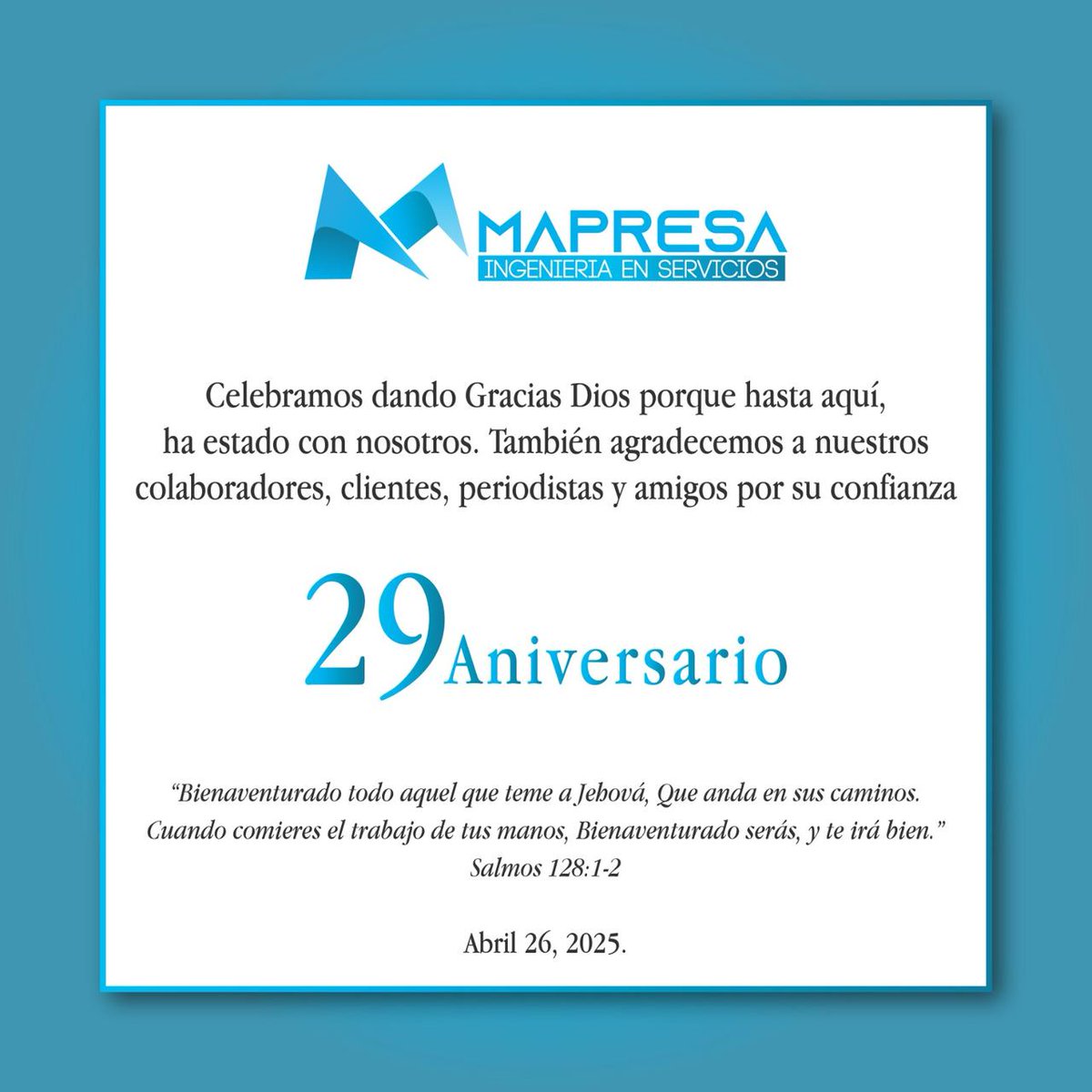 Gracias por ser parte de nuestra historia.