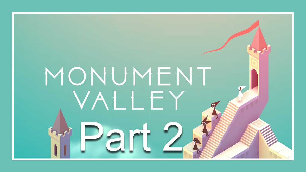 Es geht weiter mit Part 2 von Monument Valley. Wünsche euch viel spaß beim schauen. youtu.be/MjD5pd5aYGg  #youtube #monumentvalley #letsplay #support