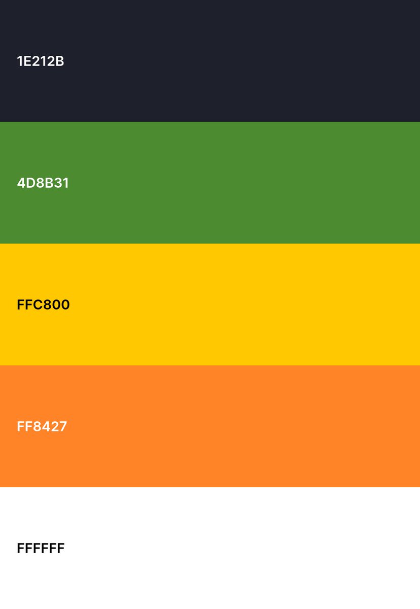 AiTricks's tweet image. Color palette of the day