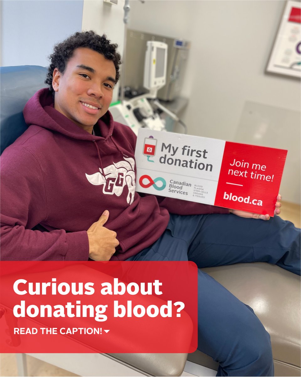 To ensure you have a good experience as a first-time blood donor, we’ve created a comprehensive guide to walk you through the ins and outs of our processes.

Learn everything you need to know about donating blood by visiting ow.ly/lsFm50VH30j.

#CanadasLifeline