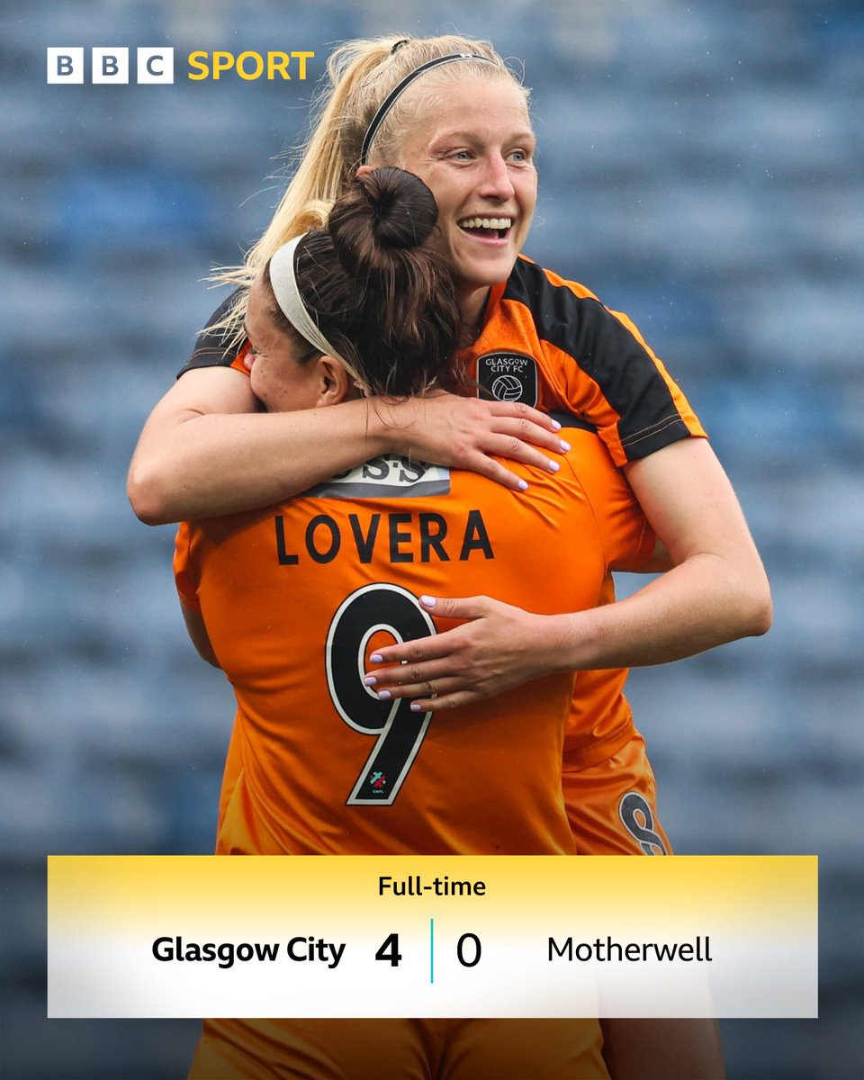 Glasgow City cruise through to the Women's Scottish Cup final 🏆⚽️

#BBCFootball #ScottishCup