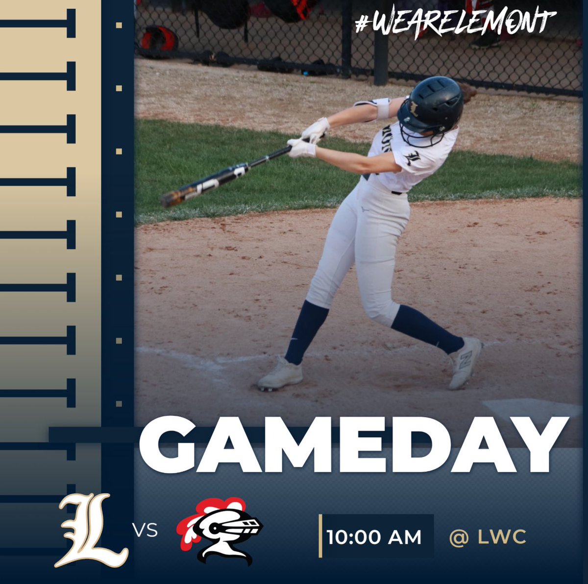 Headed to LWC today! <a href="/LHS210Athletics/">Lemont Athletics</a> #WeAreLemont #Family