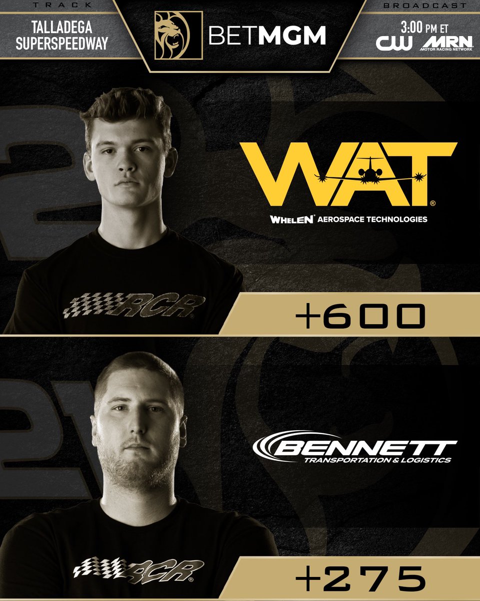 RCR (@rcrracing) on Twitter photo It’s race day in Dega!
<a href="/BetMGM/">BetMGM 🦁</a> | <a href="/fly_wat/">Whelen Aerospace Technologies</a> | <a href="/BennettFamilyCo/">Bennett Family of Companies</a> | <a href="/WhelenMTRS/">Whelen Motorsports</a> It’s race day in Dega!
<a href="/BetMGM/">BetMGM 🦁</a> | <a href="/fly_wat/">Whelen Aerospace Technologies</a> | <a href="/BennettFamilyCo/">Bennett Family of Companies</a> | <a href="/WhelenMTRS/">Whelen Motorsports</a>